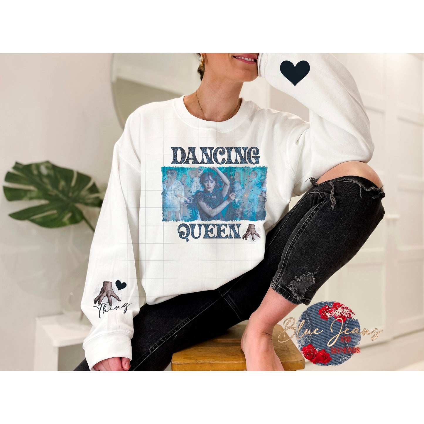 WEDNESDAY ADDAMS Png | Wednesday Netflix Series Sublimation Design | Dancing Queen
