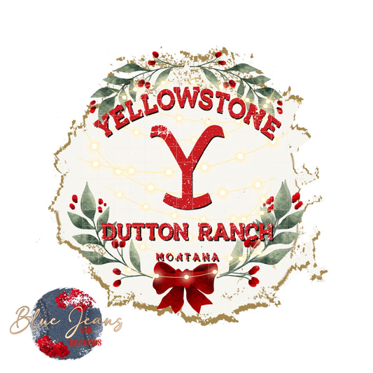 YEllOWSTONE PNG | Yellowstone Christmas Sublimation Design Download | Dutton PNG