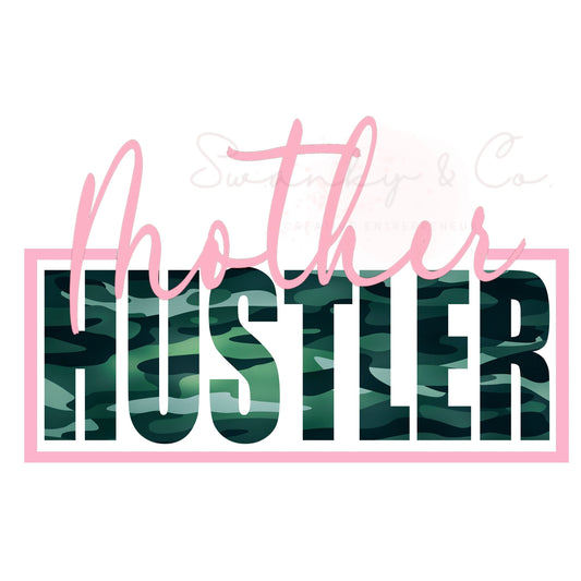Mother Hustler Camo Pink Sublimation png, Digital Download