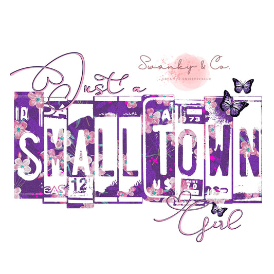 Small Town Girl Sublimation PNG, Country Girl PNG, Vintage or Retro PNG