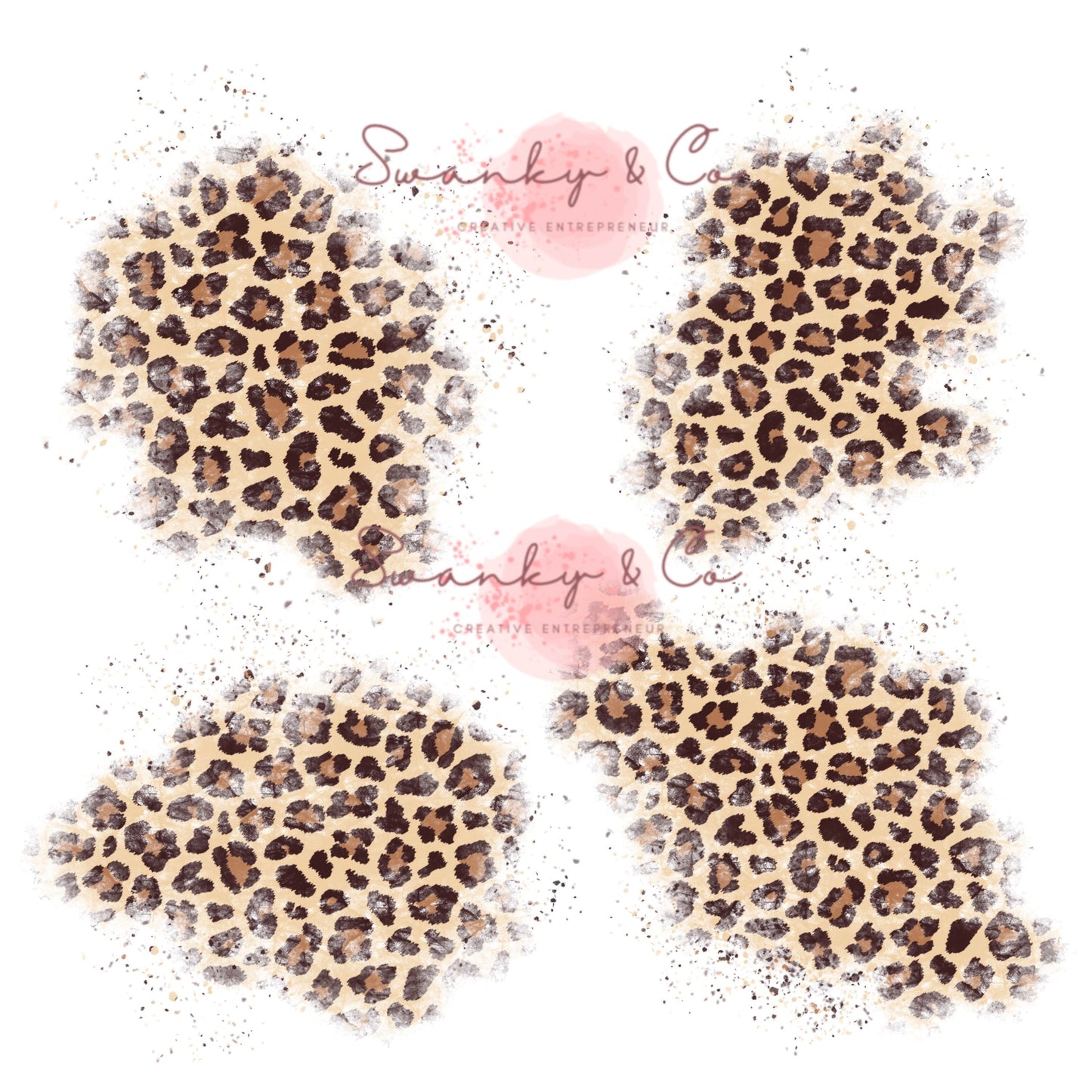 Distressed Leopard Patches Png for Sublimation| Cowhide Patche Png| Works with Wallen Design Presently Listed| Country Western PNG