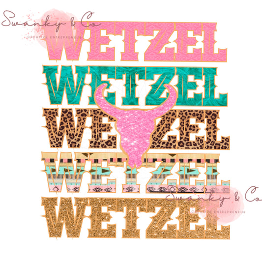 Joe Wetzel T-Shirt Design, Wetzel Sublimation Design