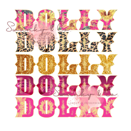 Dolly Dolly Png| Western Retro Png for Sublimation