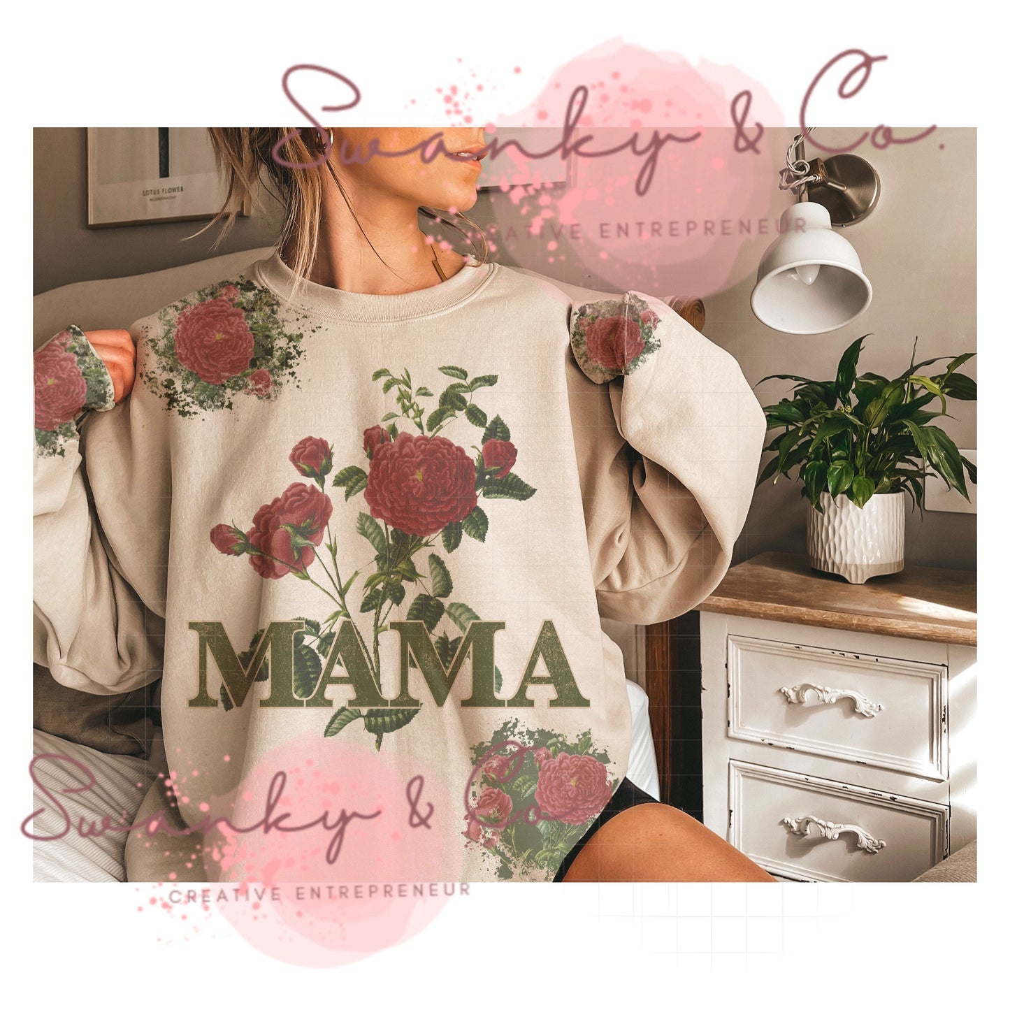Vintage Floral Patches PNG | Distressed Western Patches for Sublimation Designs